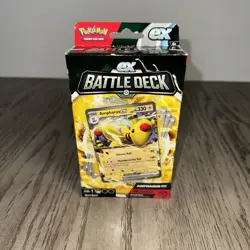 Pokemon TCG Ampharos EX Battle Deck 60-Card Sealed Set - Level 1 Ready-to-Play 820650852282 - Image 1