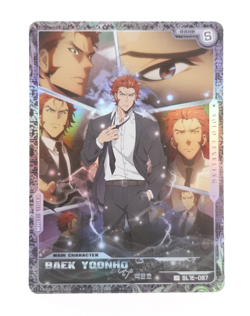 Mapniverse Solo Leveling Baek Yoonho UR SL1E-087 Holo Anime Trading Card - Image 1