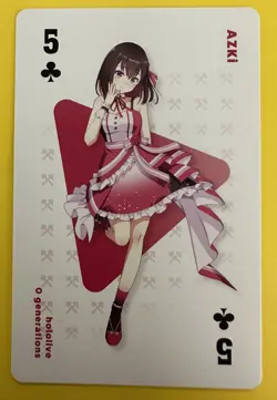 AZKi 5 Hololive Production Playing Poker Card Japanese - Image 1