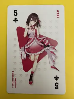AZKi 5 Hololive Production Playing Poker Card Japanese - Image 2