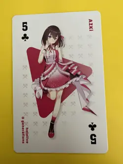 AZKi 5 Hololive Production Playing Poker Card Japanese - Image 3