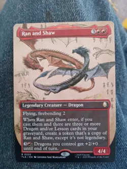 1x - Ran and Shaw - Borderless #325 - Avatar: The Last Airbender - NM MTG - Image 1