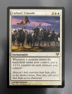 Cathars' Crusade 10/244 Rare R Avacyn Restored | MP | Magic MTG TCG - Image 1