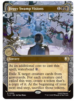 Foggy Swamp Visions - Showcase Avatar MTG - Image 1