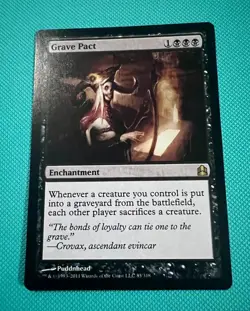 Grave Pact - Commander 2011 - MTG - Magic the Gathering - Image 1