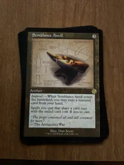 x1 Semblance Anvil - Retro Schematic R MTG The Brothers' War M/NM, English - Image 1