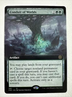 Conduit of Worlds (Extended Art) Regular Rare #390 NM/MINT MTG - Image 1
