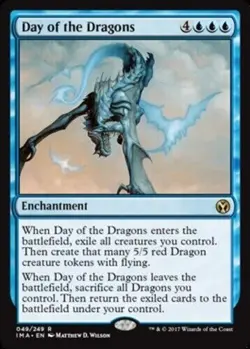 MTG - Day of the Dragons - Foil, Iconic Masters - Image 1