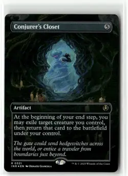Conjurer's Closet Borderless FOIL - Innistrad Remastered MTG NM - Image 1