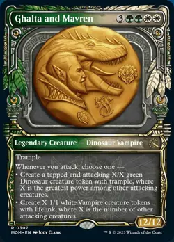 NM-Mint, English MTG Regular Ghalta and Mavren - Showcase March of the Machine M - Image 1