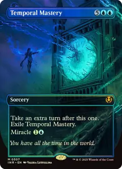 Temporal Mastery Foil Borderless Innistrad Remastered NM MTG - Image 1