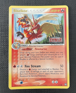 2007 Pokemon EX Power Keepers Blaziken #5/108 Stamped Reverse Holo Rare LP/NM+ - Image 1