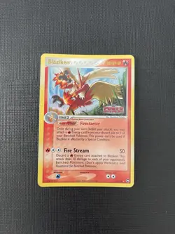 2007 Pokemon EX Power Keepers Blaziken #5/108 Stamped Reverse Holo Rare LP/NM+ - Image 2