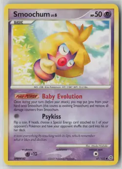 Smoochum 67/132 Pokemon TCG Secret Wonders Uncommon Moderately Played (MP) 1 - Image 1