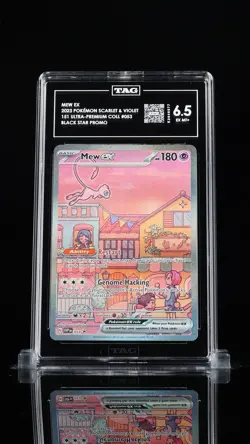 ‼MEW EX 2023 POKEMON SCARLET & VIOLET 151 ULTRA-PREMIUM COLL #053 BLACK STAR💨 - Image 1