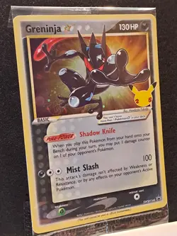 Greninja Black Star Promo SWSH144 Celebrations Promo SEALED HD SWIRL Pokemon - Image 3
