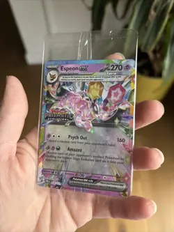 Pokemon Prismatic Evolutions -Espeon ex 034/131- Surprise Box Stamped -SEALED- - Image 3