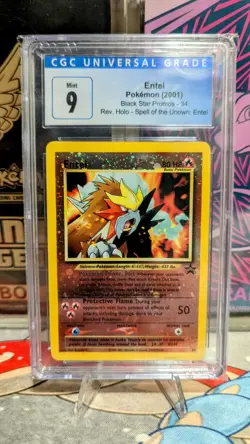Entei [Reverse Holo] - (#34) Black Star Promo [2001] Pokemon WOTC - Image 1