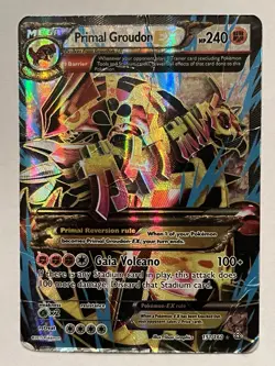Pokemon TCG Mega Primal Groudon EX 151/160 XY-Primal Clash Holo Foil Full Art - Image 1