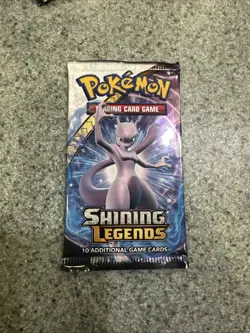Nintendo Pokemon TCG: 2017 Shining Legends Booster Pack Mewtwo Factory Sealed - Image 1
