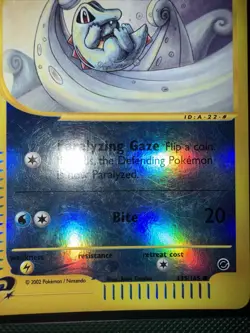 Pokemon TCG Totodile 135/165 Expedition Base Set 2002 Reverse Holo - Image 4