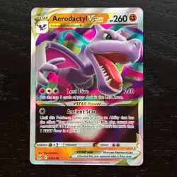 Aerodactyl VSTAR 093/196 Pokemon Lost Origin Sword & Shield Ultra Rare Holo NM - Image 1