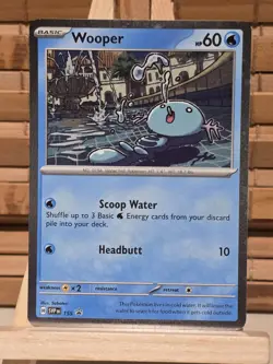 Wooper 155 Sv: Scarlet & Violet Black Star Promo Holo Pokemon TCG NM/M Condition - Image 1