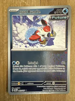 Pokemon TCG: Iron Bundle 062/167 REVERSE Holo - Twilight Masquerade NM - Image 1