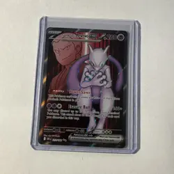 Team Rocket’s Mewtwo EX 213/182 Full Art Mint - Pokemon TCG Destined Rivals - Image 1