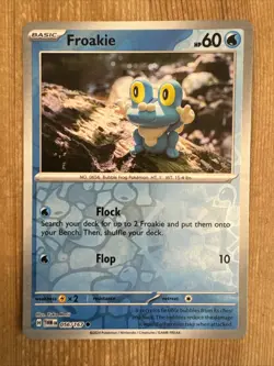 Pokemon TCG: Froakie 056/167 REVERSE Holo - Twilight Masquerade NM - Image 1