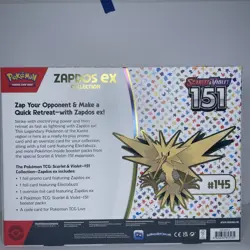 Pokemon 151 Zapdos EX Collection New Sealed TCG - Image 2