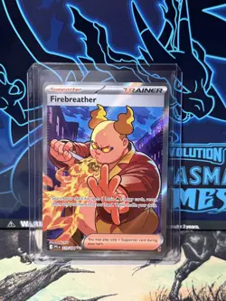Pokemon Phantasmal Flames Firebreather 119/094 Full Art Trainer Ultra Rare NM - Image 1