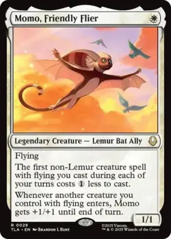 ~ Momo, Friendly Flier ~ NM ~ MTG: Avatar ~ MTG ~ - Image 1