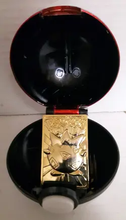 1999 Burger King Pokemon - TOGEPI 23KT Gold-Plated Card w/Pokeball Case - Image 1