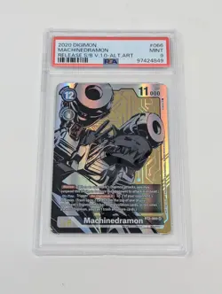 2020 Digimon Card Game - Machinedramon Alt art. (Dash Pack) PSA 9 - Image 1