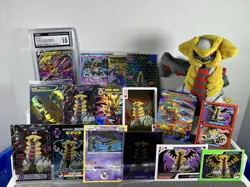 Pokemon Lot of 16 Cards And Stickers All Giratina #487 Giratina Only Pokemon Lot - Image 1