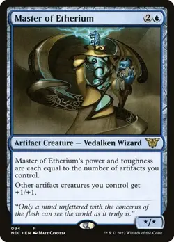 2x Master of Etherium Kamigawa: Neon Dynasty Commander NM MTG - Image 1