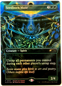 MTG Secret Lair SLD NEW Sealed - Secret Lair Promo: Seedborn Muse - Rainbow Foil - Image 1