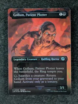 2023 Magic: The Gathering GOLLUM, PATIENT PLOTTER #0450 Tales Of Middle-Earth A - Image 1