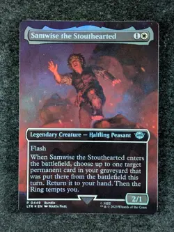 2023 Magic: The Gathering SAMWISE THE STOUTHEARTED #0449 Tales Of Middle-Earth A - Image 1