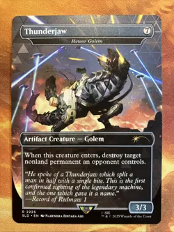 MTG Thunderjaw - Meteor Golem SLD: Horizon: Into the Forbidden West!! - Image 1