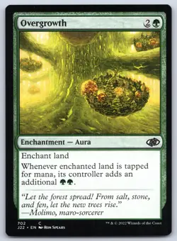 Overgrowth - Jumpstart 2022 - MTG - Near Mint - Image 1