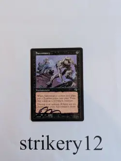 1x Sarcomancy - Tempest - Signed by Daren Bader - MTG - Image 1