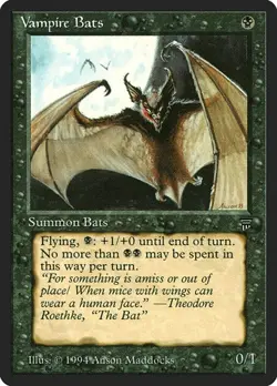2x Vampire Bats Legends MP MTG - Image 1