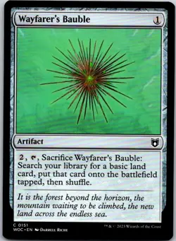 Magic the Gathering Wayfarer's Bauble Wilds of Eldraine Commander MTG Free Ship! - Image 1