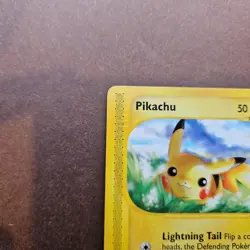 Pikachu 124/165 Pokemon Expedition Base Set Card - LP - Image 2