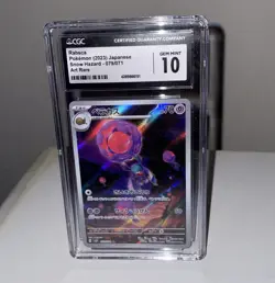 Rabsca 079/071 Pokemon TCG Graded CGC 10 Gem Mint Snow Hazard SV2P Holo - Image 3