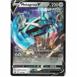 Metagross V 112/198 S&S Chilling Reign ULTRA RARE PER/MINT! Pokemon - Image 1