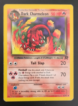 Dark Charmeleon [W Stamp] #32 Pokemon Team Rocket - Image 1