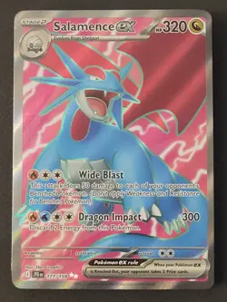 Salamence ex 177 NM Ultra Rare Journey Together Pokemon TCG - Image 1